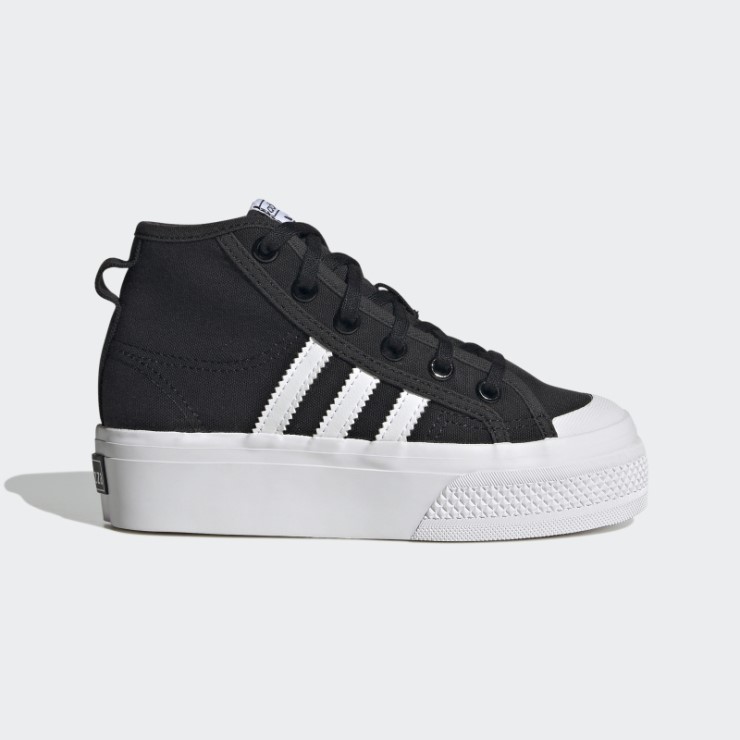 Adidas Nizza Plataforma Mid Zapatos Blanco