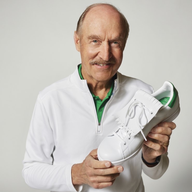 Stan Smith Primegreen Edición Especial Zapatos De Golf Sin Clavos Adidas Blanco