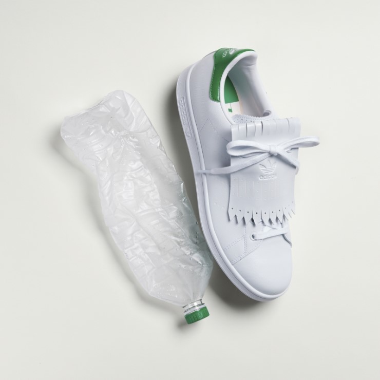 Stan Smith Primegreen Edición Especial Zapatos De Golf Sin Clavos Adidas Blanco