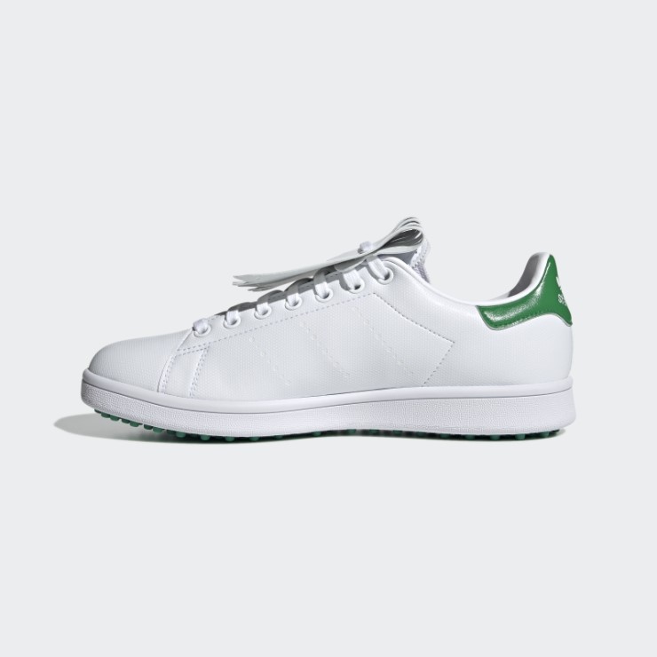Stan Smith Primegreen Edición Especial Zapatos De Golf Sin Clavos Adidas Blanco