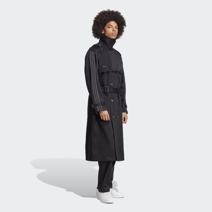 Gabardina Negra Adidas 83-c