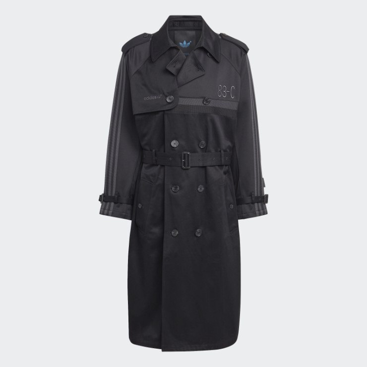 Gabardina Negra Adidas 83-c