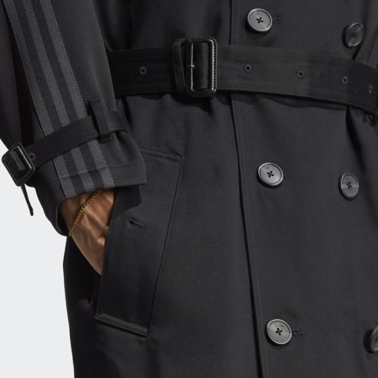 Gabardina Negra Adidas 83-c