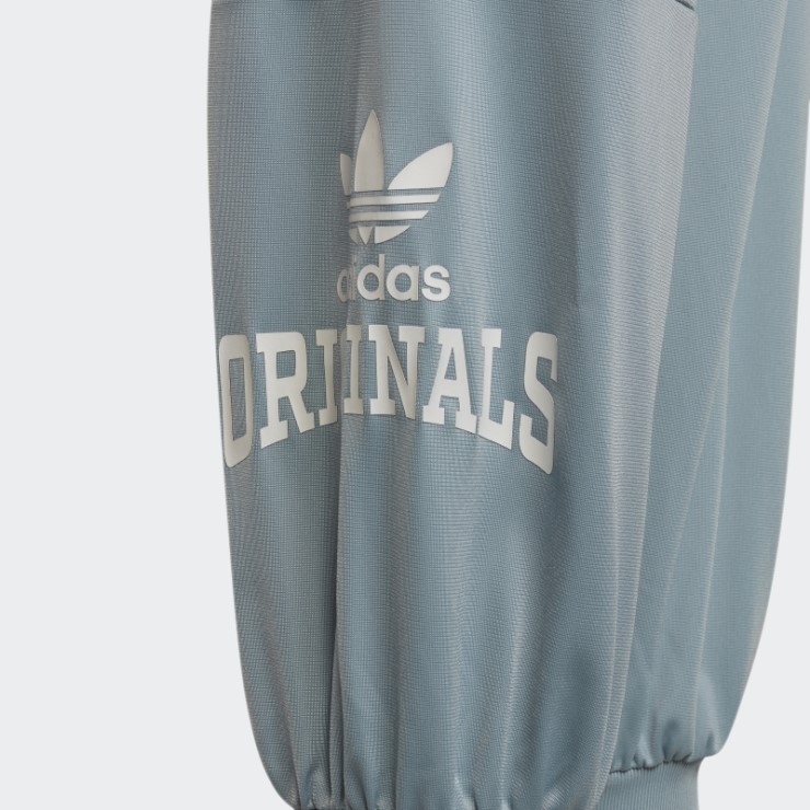 Pantalones De Chándal Grises Con Estampado Gráfico De Adidas