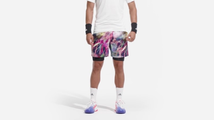 Adidas Melbourne Ergo Tennis Shorts Gráficos Multicolor