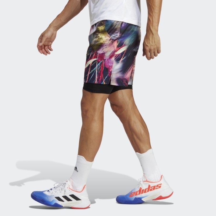 Adidas Melbourne Ergo Tennis Shorts Gráficos Multicolor