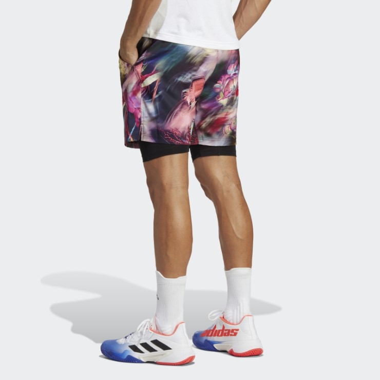 Adidas Melbourne Ergo Tennis Shorts Gráficos Multicolor