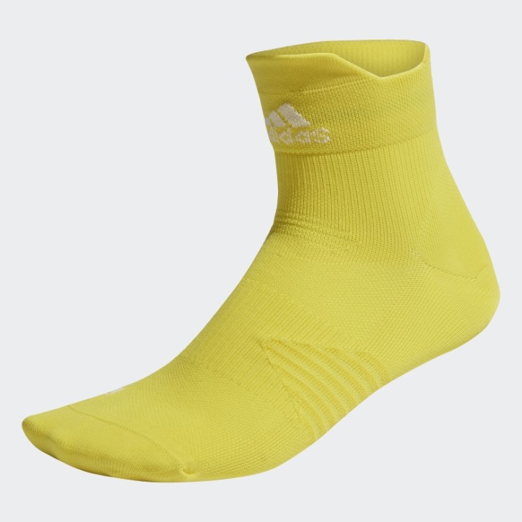 Calcetines Tobilleros Performance Running Amarillo Adidas