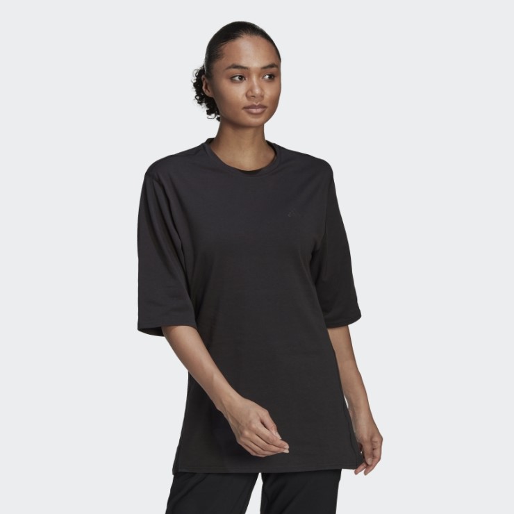 Camiseta Negra Adidas Run Icon Hecha Con La Naturaleza