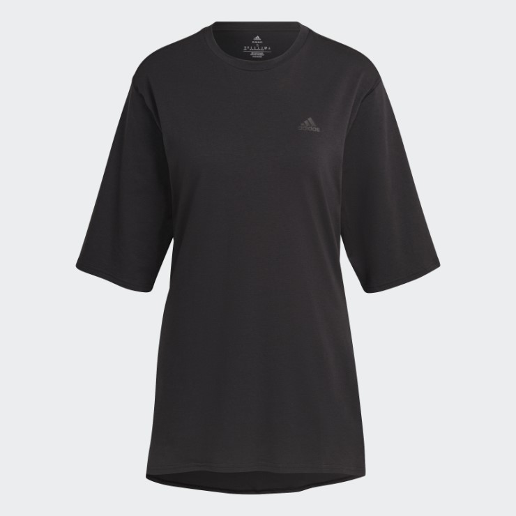 Camiseta Negra Adidas Run Icon Hecha Con La Naturaleza