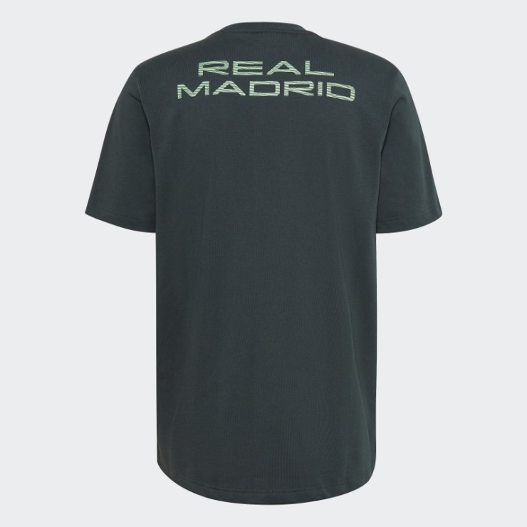 Camiseta Real Madrid Tiro 21 Lifestyler Heavy Algodón Adidas Verde