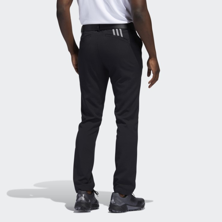 Adidas Pantalones De Golf Tapered Con Contenido Reciclado En Negro