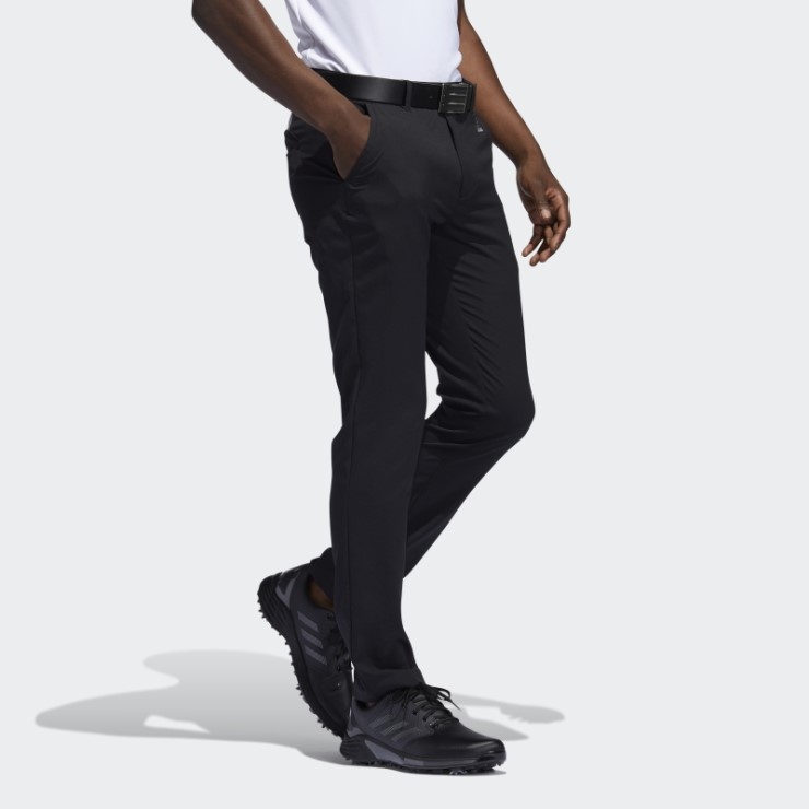 Adidas Pantalones De Golf Tapered Con Contenido Reciclado En Negro