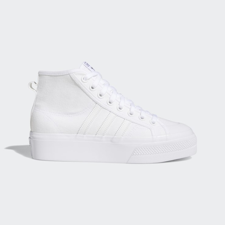 Nizza Plataforma Mid Zapatos Adidas Blanco