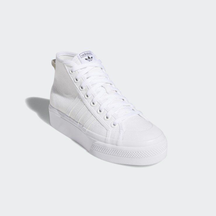 Nizza Plataforma Mid Zapatos Adidas Blanco
