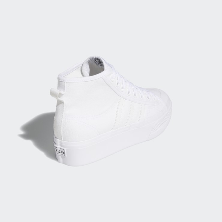 Nizza Plataforma Mid Zapatos Adidas Blanco