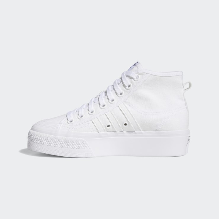 Nizza Plataforma Mid Zapatos Adidas Blanco