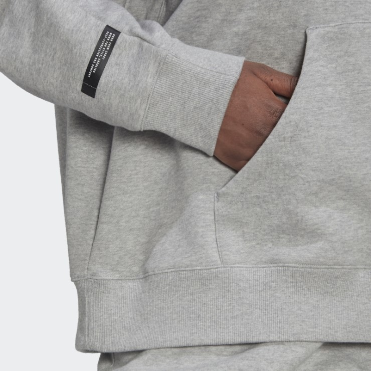 Sudadera Oversize Con Capucha (talla Grande) Adidas Gris Medio