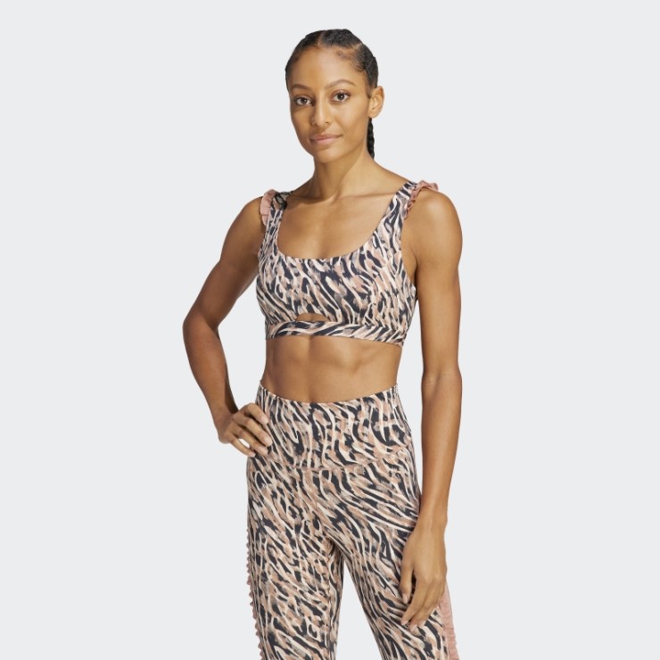 Sujetador Coreflow Studio De Sujeción Media Adidas Clay