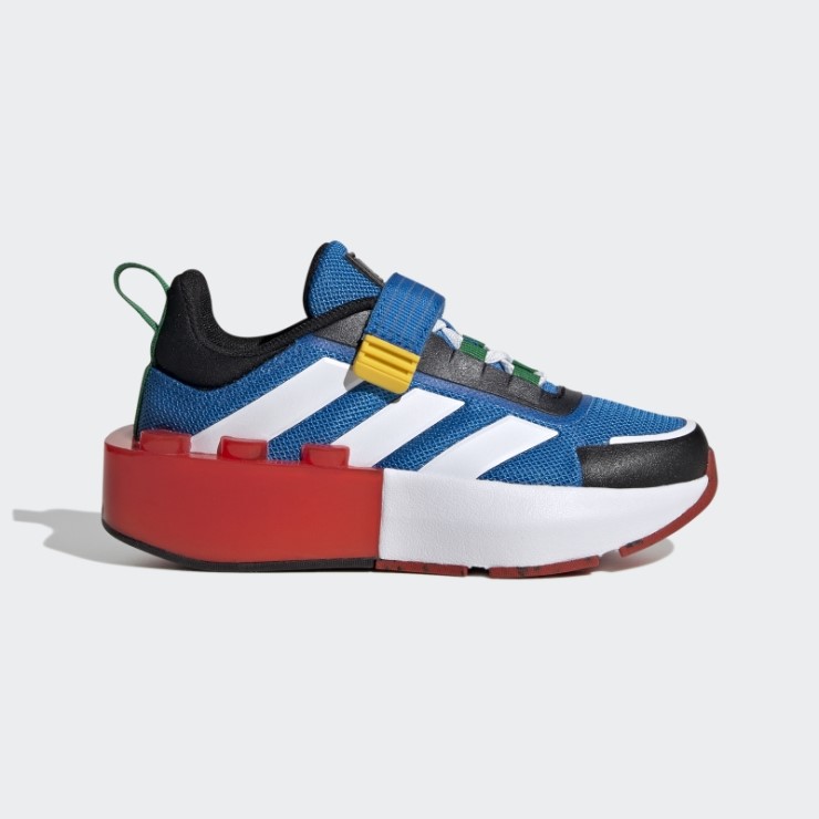 Adidas X Lego Tech Rnr Cordones Elásticos Y Top Strap Zapatos Shock Azul Moda