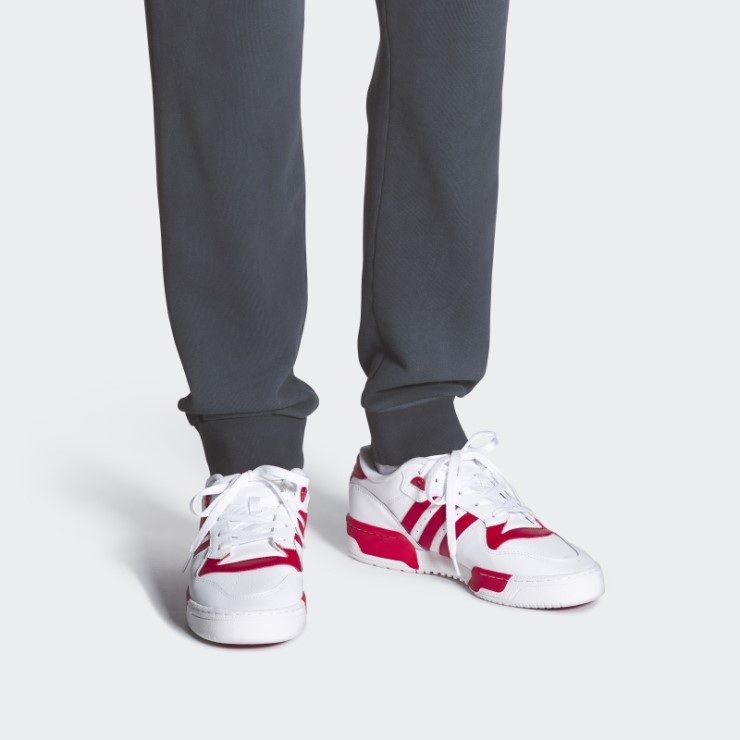 Zapatillas Adidas Rivalry Bajas Rojas
