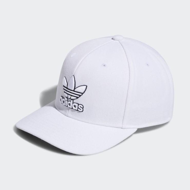 Gorro Moderno Precurvado Adidas Blanco