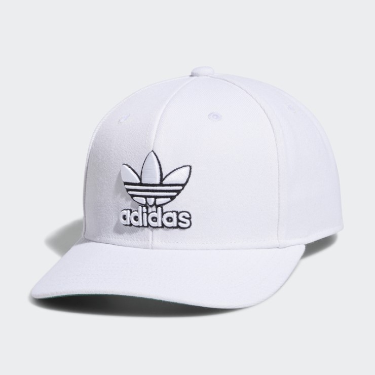 Gorro Moderno Precurvado Adidas Blanco