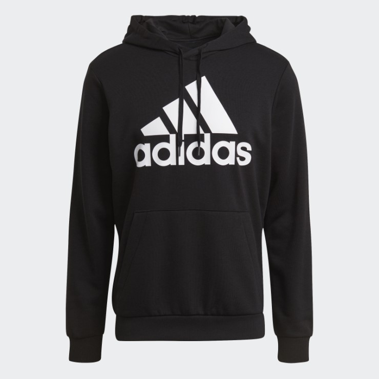 Adidas Essentials French Terry Big Logo Sudadera Con Capucha Blanco