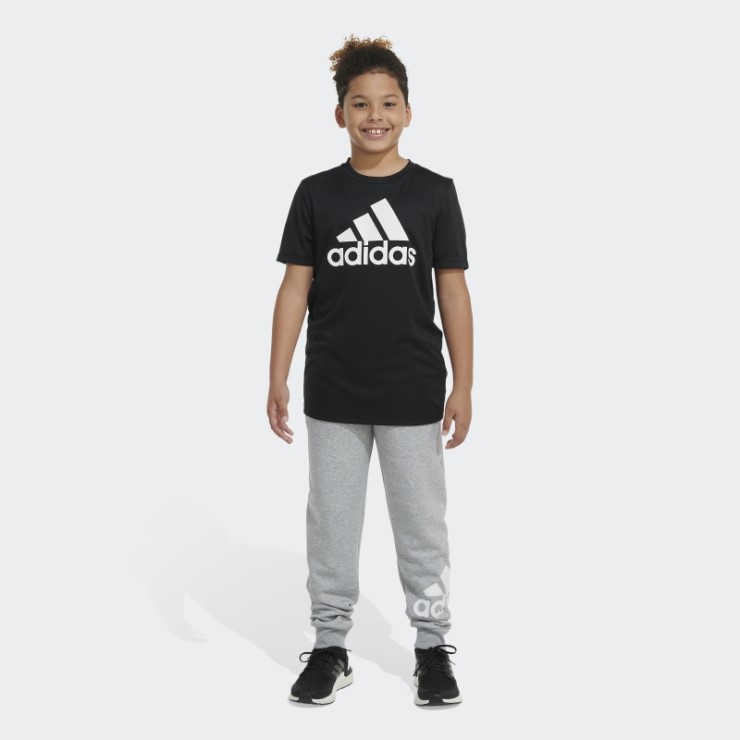 Adidas Ess Flc Htr Bos Jogger Gris Medio