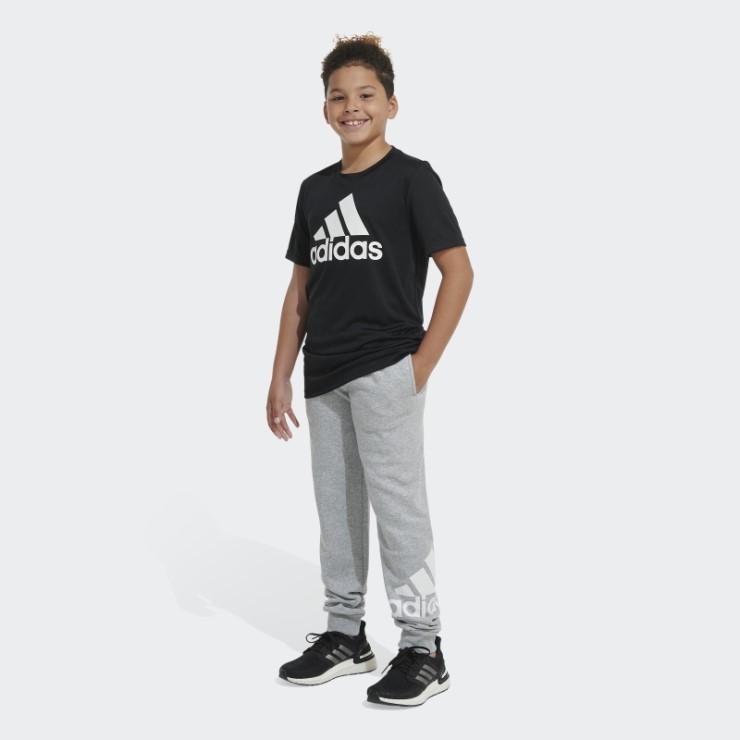 Adidas Ess Flc Htr Bos Jogger Gris Medio