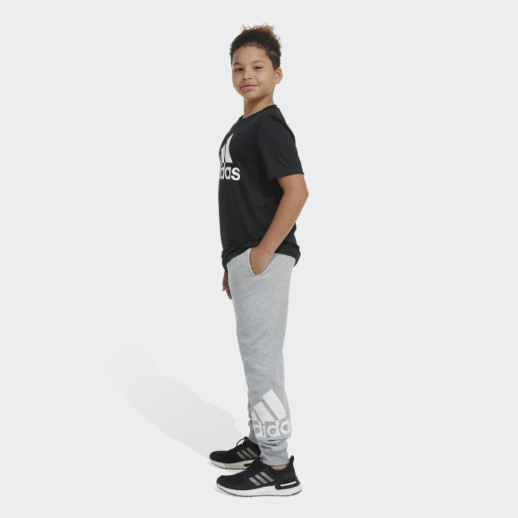 Adidas Ess Flc Htr Bos Jogger Gris Medio