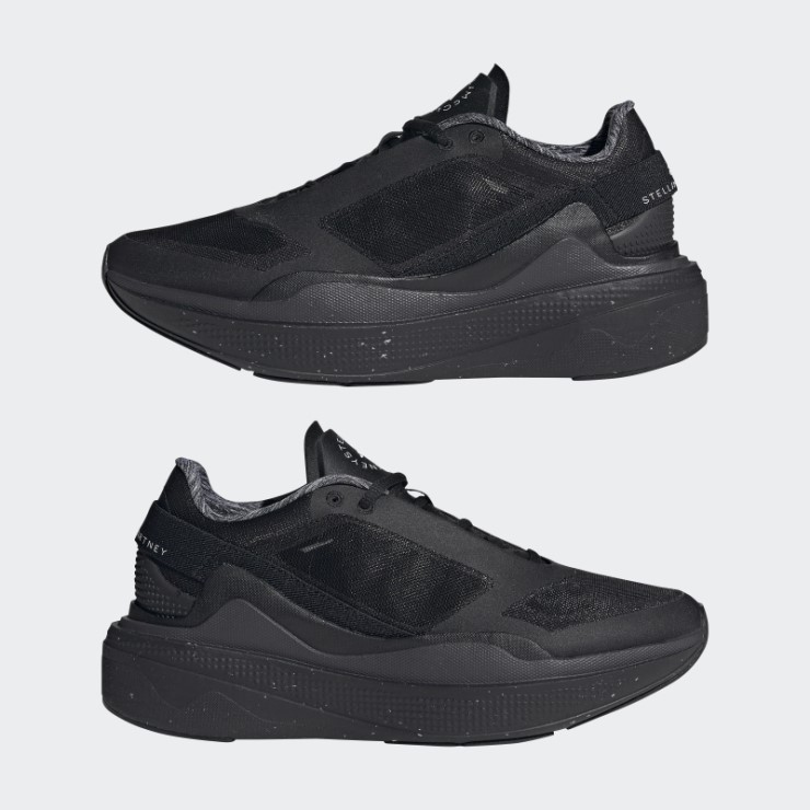 Negro Adidas Por Stella Mccartney Earthlight Mesh Zapatos Caliente