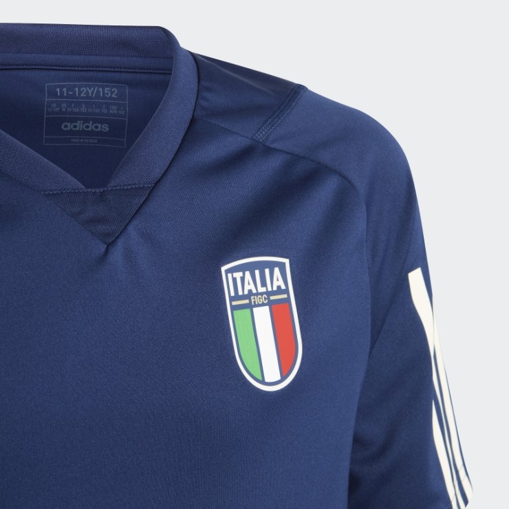 Camiseta De Entrenamiento Italia Tiro 23 Azul Oscuro Adidas