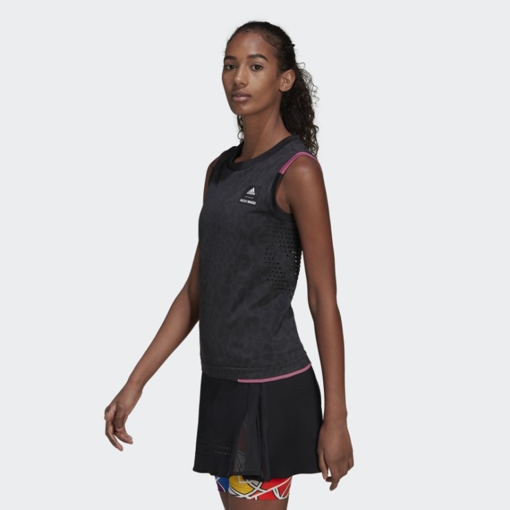 Camiseta Sin Mangas Negra Adidas Rich Mnisi Tennis Primeknit