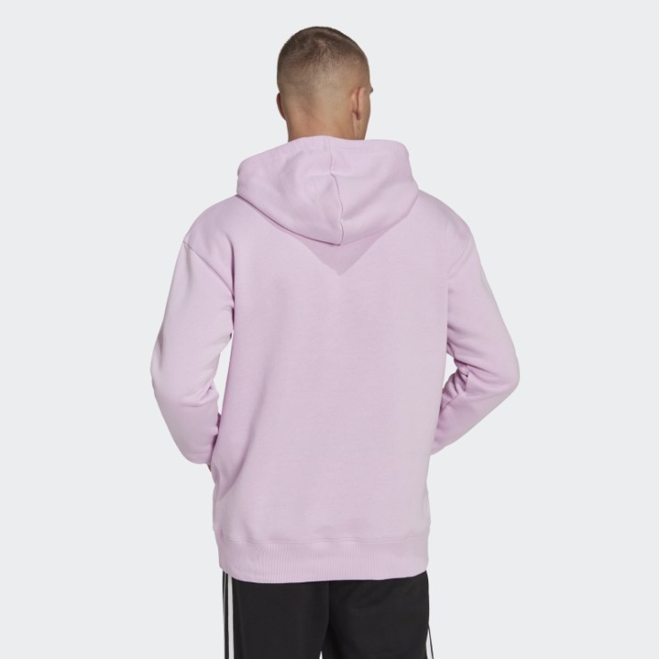 Adidas Essentials Feelvivid Sudadera Con Capucha De Algodón Y Hombros Caídos Lila