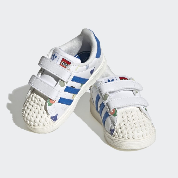 Zapatillas Adidas Superstar X Lego Blancas