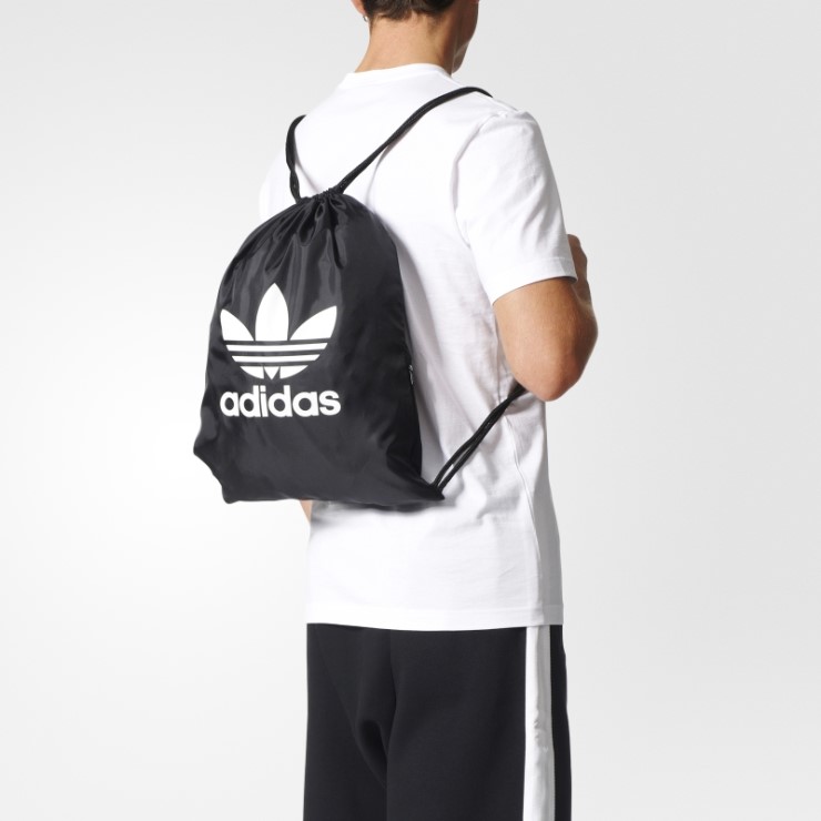 Saco Deportivo Adidas Trefoil Negro