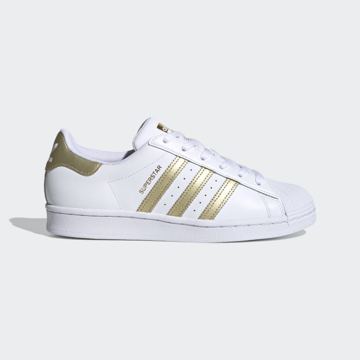 Adidas Superstar Zapatos Oro Metálico Elegante