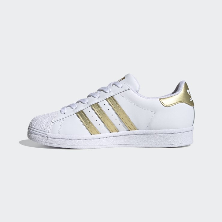 Adidas Superstar Zapatos Oro Metalizado Moda