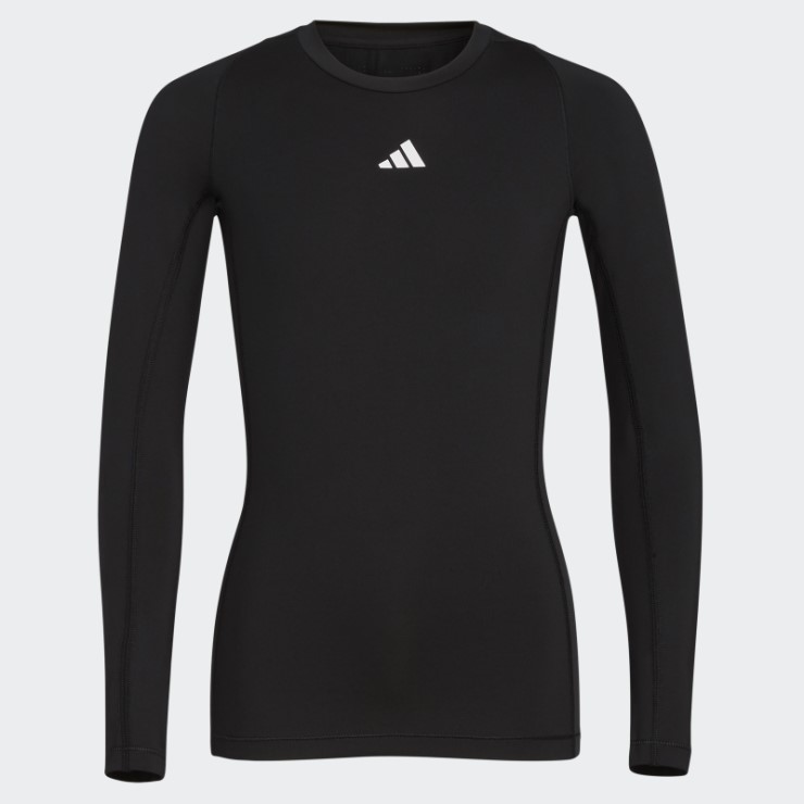 Camiseta Techfit Manga Larga Negra Adidas