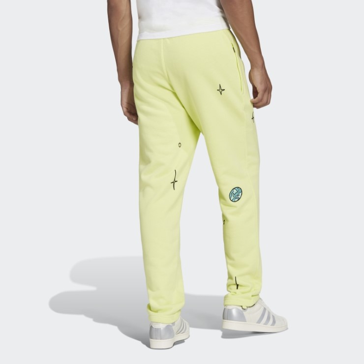 Amarillo R.y.v. Joggers Gráficos Adidas