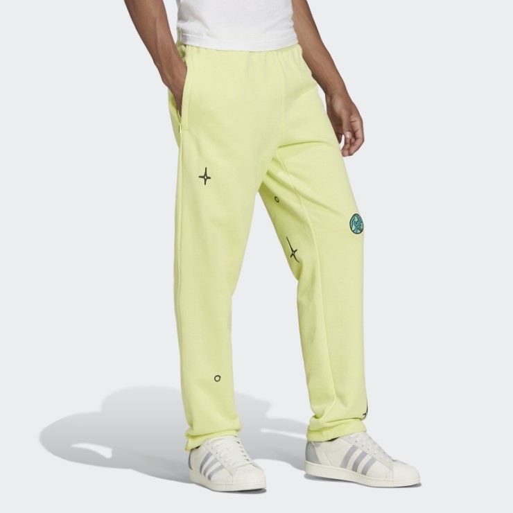 Amarillo R.y.v. Joggers Gráficos Adidas