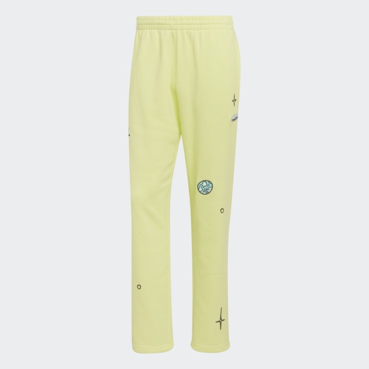 Amarillo R.y.v. Joggers Gráficos Adidas