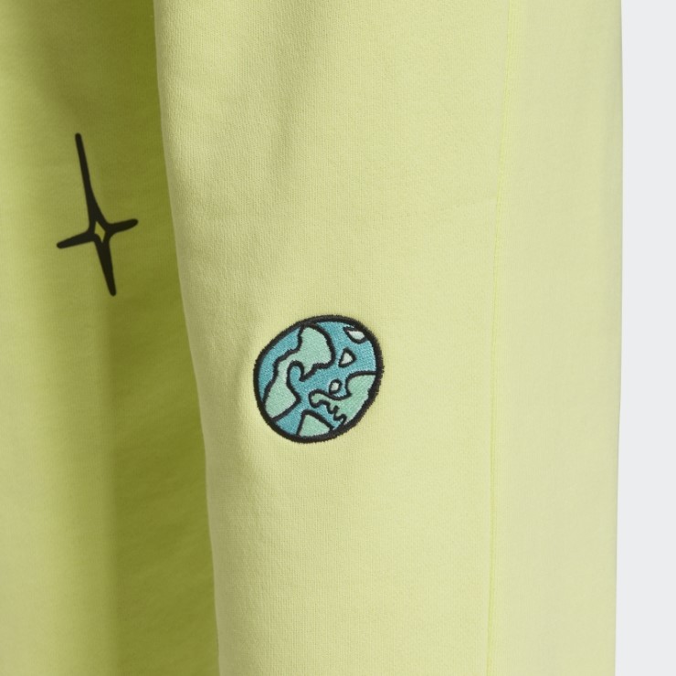 Amarillo R.y.v. Joggers Gráficos Adidas