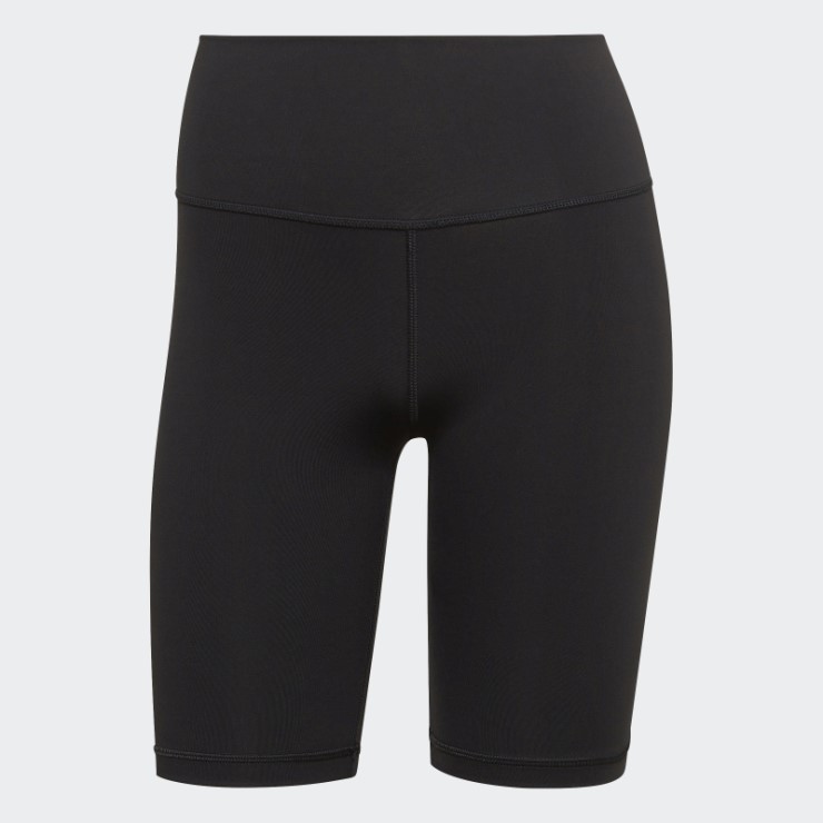Leggings Cortos De Bicicleta De Entrenamiento Optime Adidas Negro