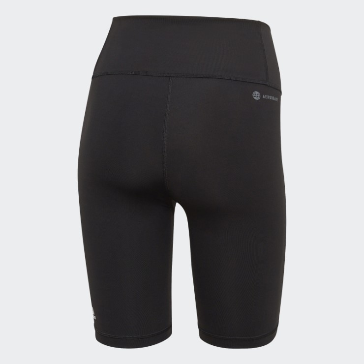 Leggings Cortos De Bicicleta De Entrenamiento Optime Adidas Negro