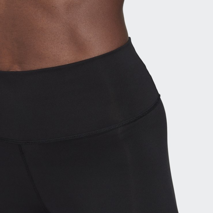 Leggings Cortos De Bicicleta De Entrenamiento Optime Adidas Negro