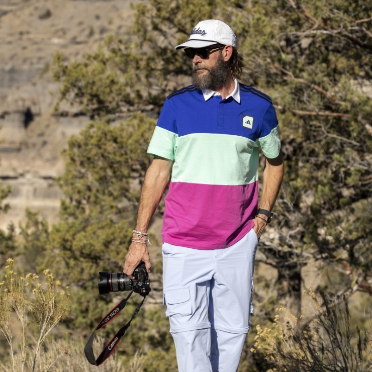 Pantalones De Golf Con Cremallera Adicross Adidas Azul Amanecer