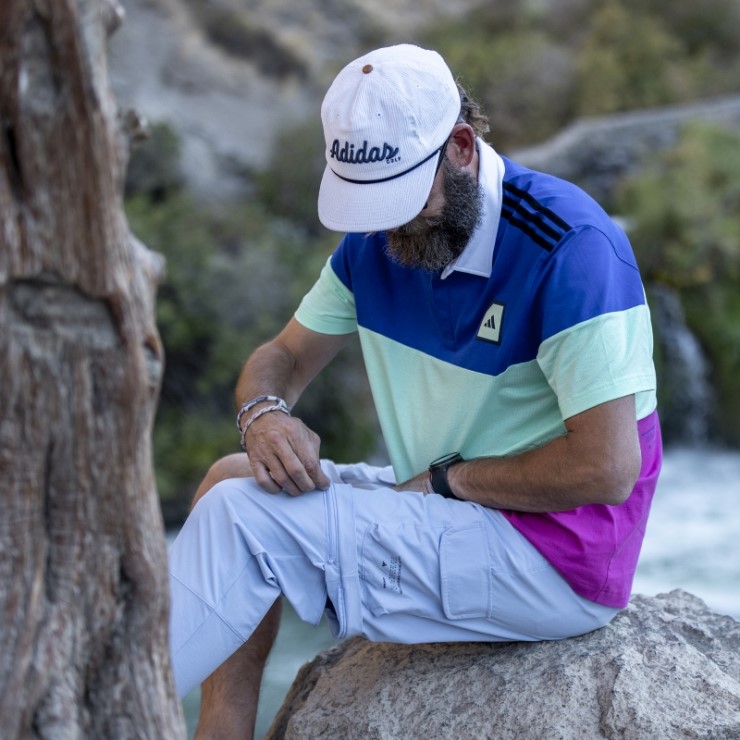 Pantalones De Golf Con Cremallera Adicross Adidas Azul Amanecer