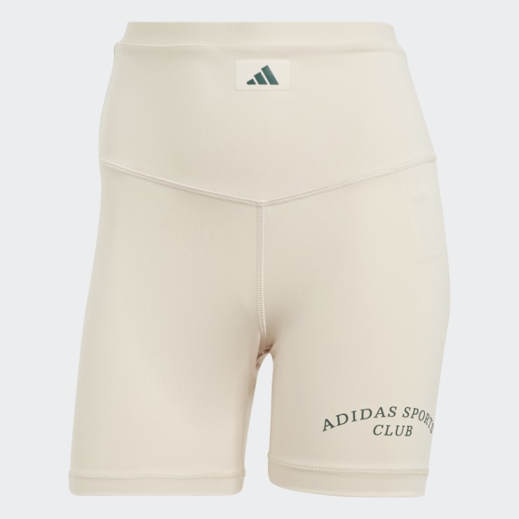 Leggings Cortos De Lino Sports Club De Cintura Alta Adidas